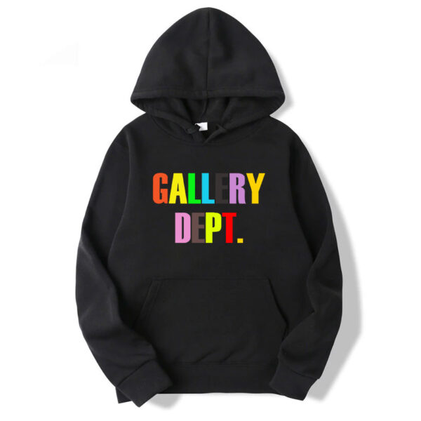 Gallery Dept Multi Color black Hoodie