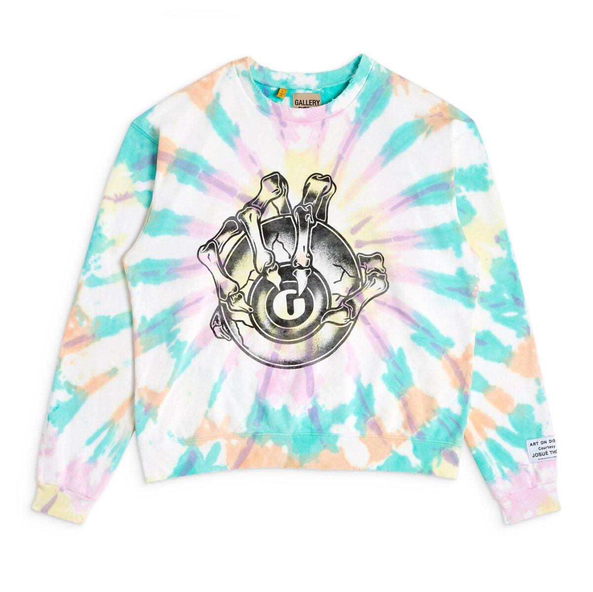 Gallery Dept Big G-ball Crewneck Tie-dye